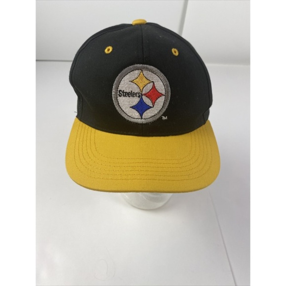Vintage Pittsburgh Steelers Team NFL Snapback Hat Cap NFL‎ Youth EUC